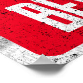 念のため注意のサインに注意し、不法侵入なし ポスター (角)