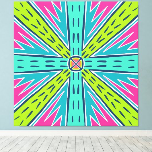 念力 キャンバスプリント (インサイチュ (ウッドフロア))