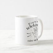 念動もし信じの君が手を挙げてくれ コーヒーマグカップ (正面右)