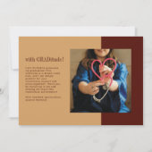 念願かなって 看護科 卒業のお知らせ 招待状 (裏面)