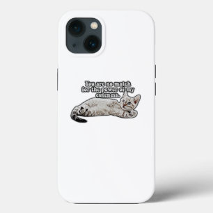 怒おもしろい子猫好きミーム iPhone 13ケース