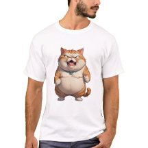 怒おもしろい怒太った猫