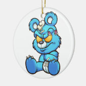 怒くま セラミックオーナメント (左)