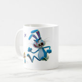 怒ったうさぎ コーヒーマグカップ (正面左)