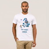 怒ったうさぎ Tシャツ (正面フル)
