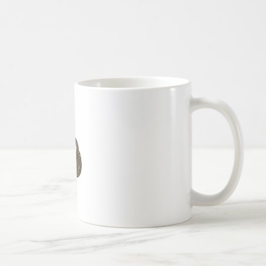 怒ったうんちのキャラクター コーヒーマグカップ (右)