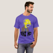 怒ったおじさん Tシャツ (正面フル)
