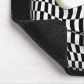 怒ったおもしろい顔文字 マウスパッド (コーナー)