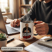 怒ったひげのCoffeeおじさん マグカップ