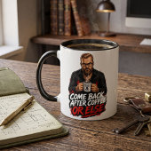 怒ったひげのCoffeeおじさん マグカップ