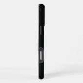 怒ったゼウス ブラック iPhoneケース (右側面)