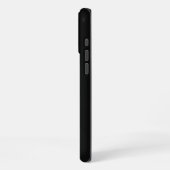 怒ったゼウス ブラック iPhoneケース (左側面)