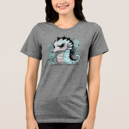 怒ったタツノオトシゴ トライブレンドＴシャツ