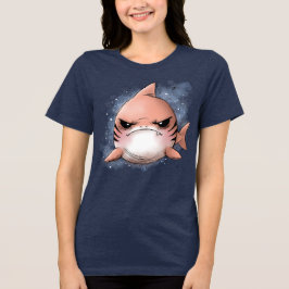 怒ったトラシャーク トライブレンドＴシャツ