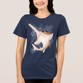 怒ったノコギリザメ トライブレンドＴシャツ