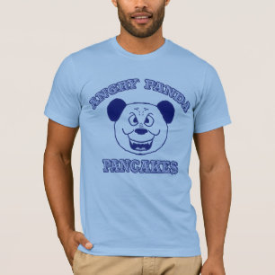 怒ったパンダのパンケーキ Tシャツ