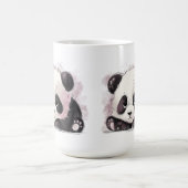 怒ったパンダ コーヒーマグカップ (中央)