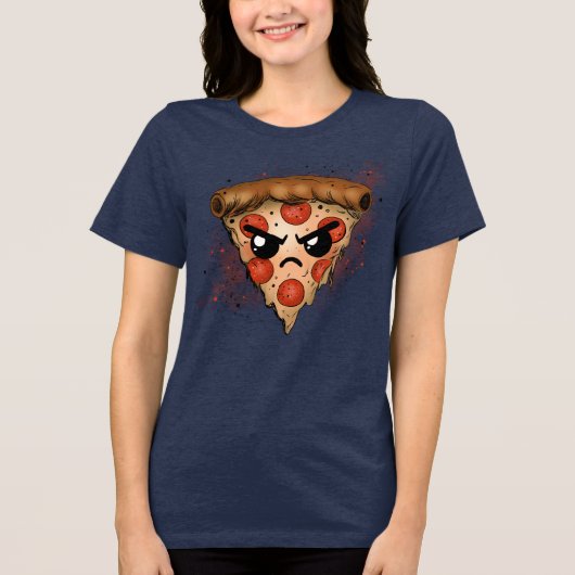 怒ったピザ トライブレンドＴシャツ (正面)