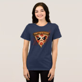 怒ったピザ トライブレンドＴシャツ (正面全面)