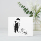 怒ったモグラもアイスクリームを食べる ポストカード (スタンド正面)