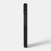 怒ったラマの鋭い顔出しコーナーのクールサングラス iPhoneケース (左側面)