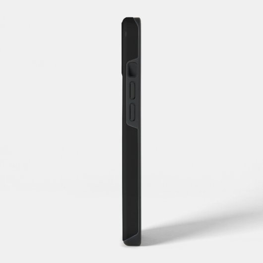 怒ったラマの鋭い顔出しコーナーのクールサングラス iPhoneケース (左側面)