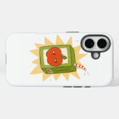 怒ったリンゴのジュースボックス!かわいいおもしろいキャラクター Case-Mate iPhoneケース (裏面 (横))