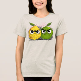 怒ったレモンと怒ったライム トライブレンドＴシャツ