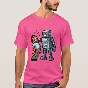 怒ったロボット Tシャツ