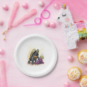 怒った亀がブドウを踏み鳴らす。 ペーパープレート (パーティー)