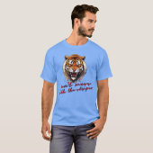 怒った動物の友達 Tシャツ (正面フル)