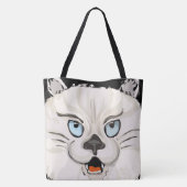 怒った子猫 トートバッグ (裏面)