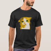 怒った子猫 Tシャツ (正面)