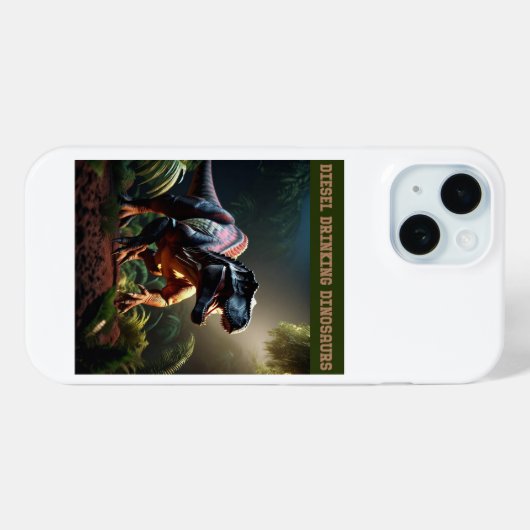 怒った恐竜 Case-Mate iPhoneケース (裏面 (横))