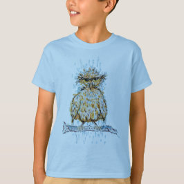 怒った濡れフクロウ Tシャツ