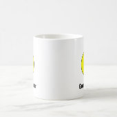 怒った爺さんロゴ コーヒーマグカップ (中央)