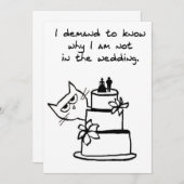 怒った猫が結婚式に参加したい (正面/裏面)