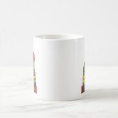 怒った猫のクリスマス コーヒーマグカップ (中央)