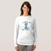 怒った猫 - 素敵な日を台無しにしないで Tシャツ (正面フル)