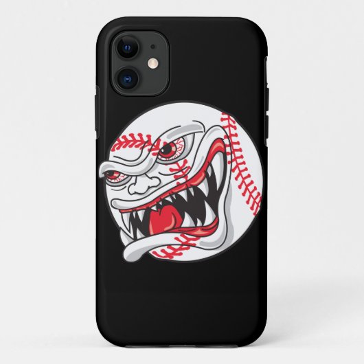 怒った野球グラフィック Case-Mate iPhoneケース (裏面)