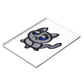 怒った顔のパピー - 猫好きのための ノートブック (左側)