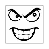 怒った顔 ラバースタンプ (インプリント)