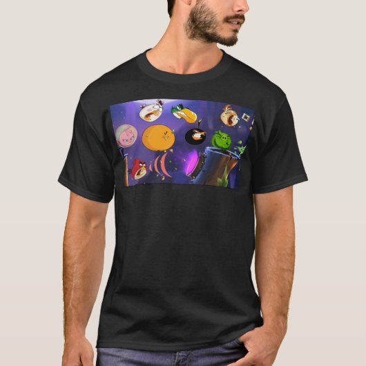 怒った鳥たち. Tシャツ (正面)