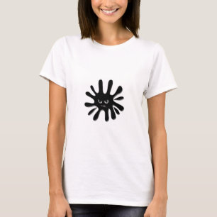 怒った黒いペンキの飛沫 Tシャツ