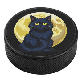 怒った黒猫 アイスホッケーパック