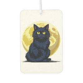 怒った黒猫 カーエアーフレッシュナー