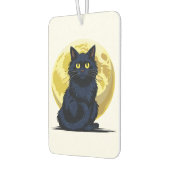 怒った黒猫 カーエアーフレッシュナー (左)