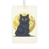 怒った黒猫 カーエアーフレッシュナー (裏面)