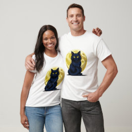 怒った黒猫 Tシャツ
