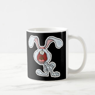 怒っているうさぎ コーヒーマグカップ